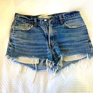 Levi Vintage Denim Cut Offs